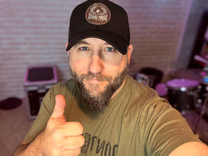 DG Circle Logo Black Hat - custom patch